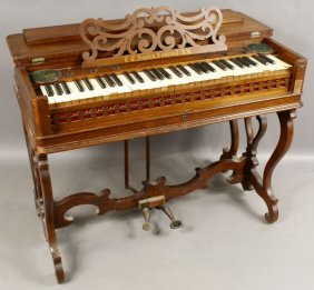 antique piano, 19th century, melodean for sale
